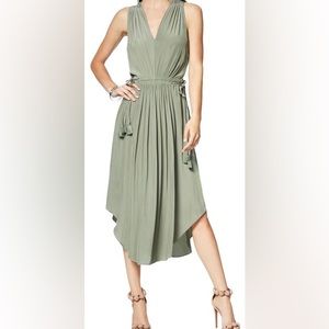 Ramy Brook | Dresses | Ramy Brook Green Haley Drawstring Waist Dress |  Poshmark